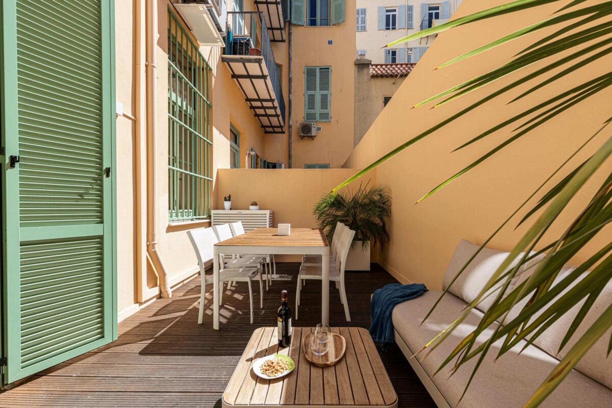Gubernatis - Beautiful Duplex With Terrace Apartman Nizza Kültér fotó