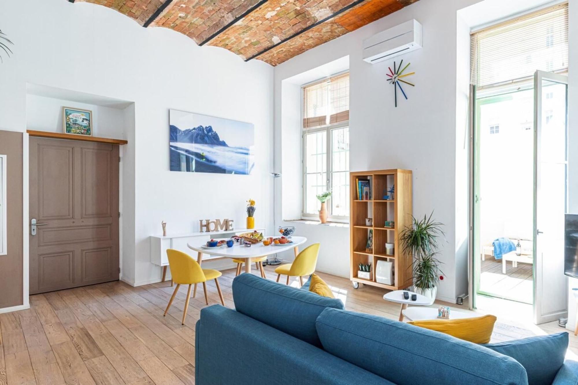 Gubernatis - Beautiful Duplex With Terrace Apartman Nizza Kültér fotó